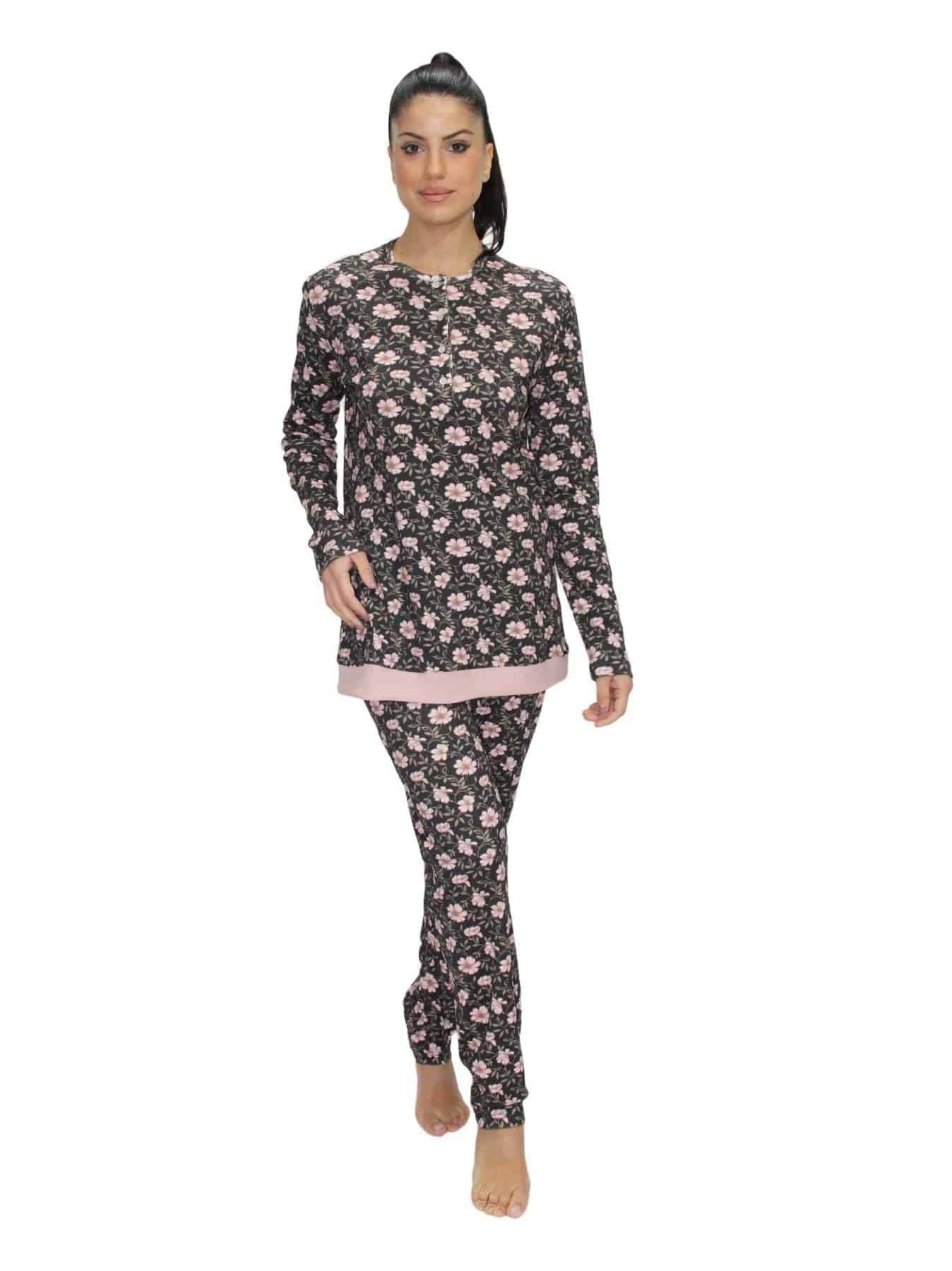 Pigiama Serafino Donna I2302 Fida - evabiancheria